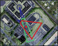 Figure 2. Real-time topology map projects target locations.